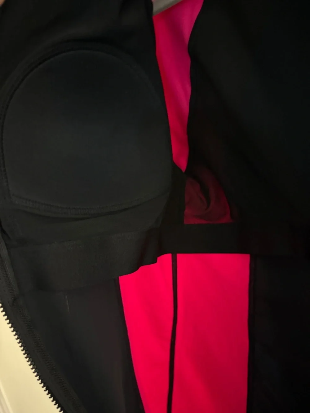 BloomChic Color Block Zip Sculpted Swim Top (top only) - Picture 4 of 5